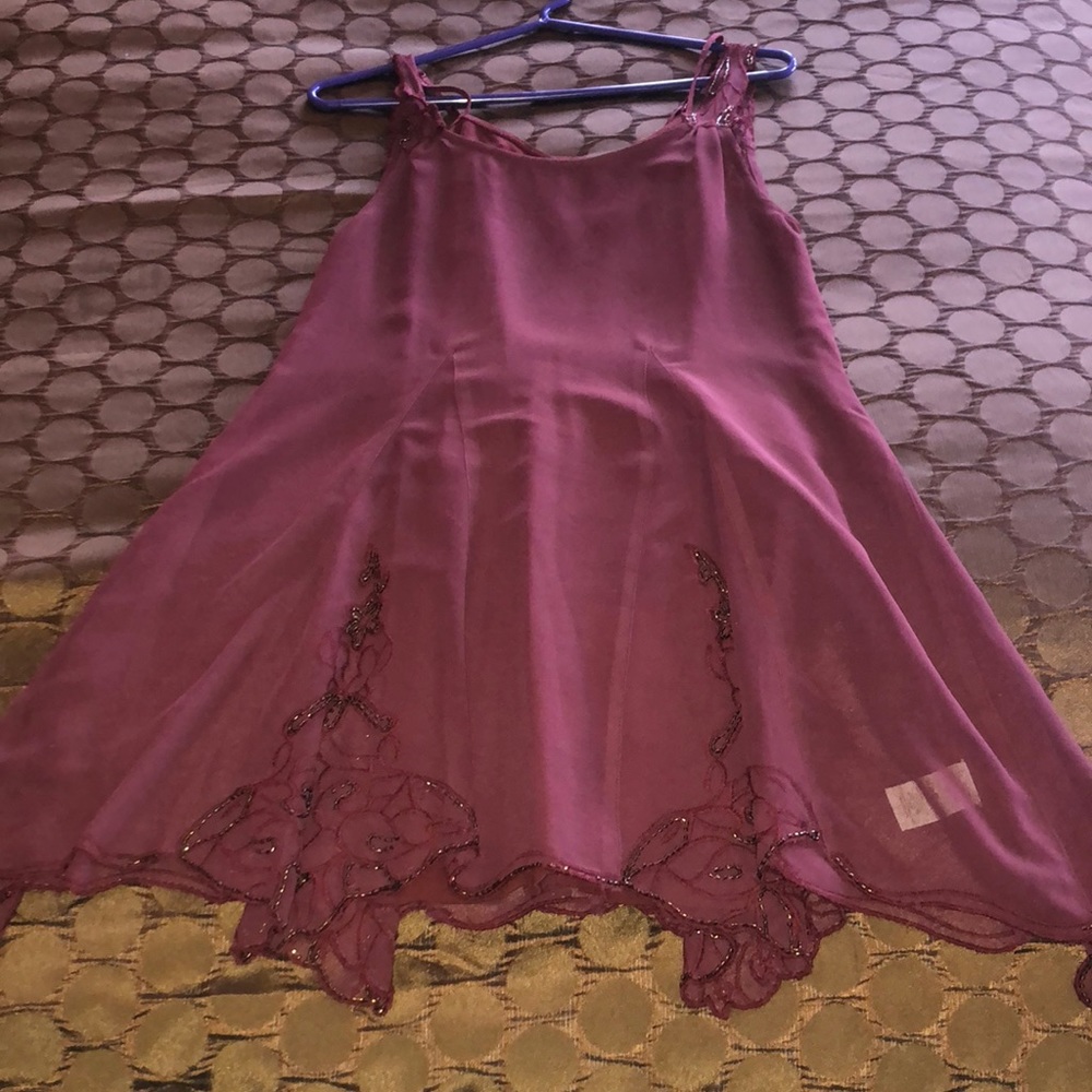 Free people burgundy dress